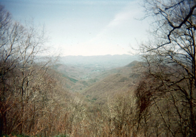 Valley view, April 17