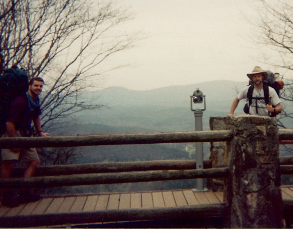 Amicalola Falls footbridge