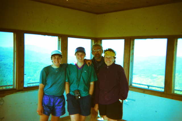 Hikers in TN firetower