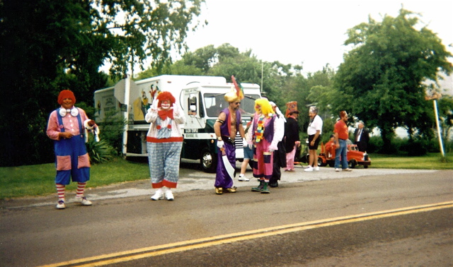 Shriners Clowns on parade