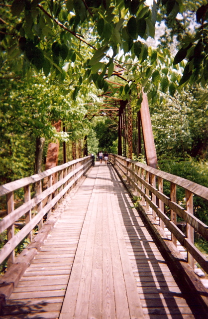 Creeper Trail bridge in Damascus