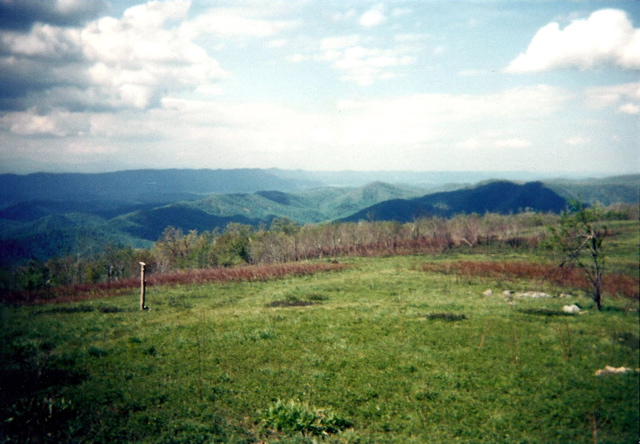 Looking back toward the Highlands