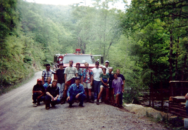 Trail Magic from the local firefighters