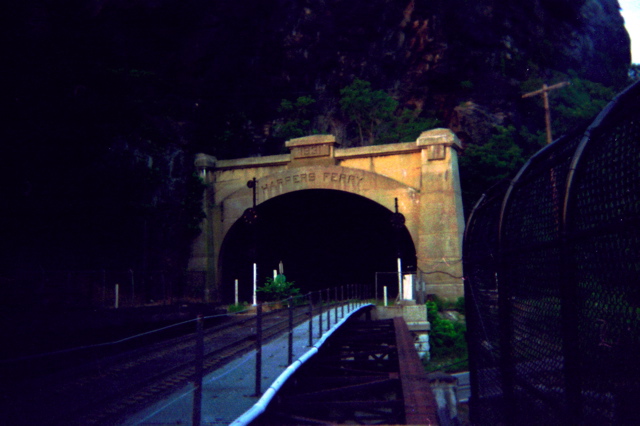 Harpers Ferry train tunnel