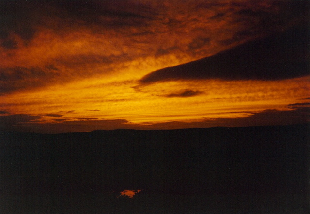 Sunset approaching Cheshire