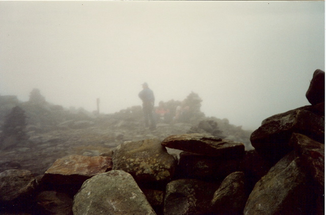 Three Southbounders atop Moosilauke