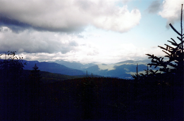 view from descent of Moosilauke