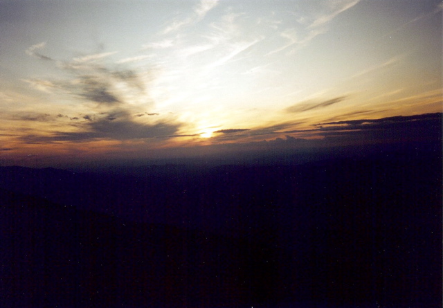 Sunset from Lake of the Clouds