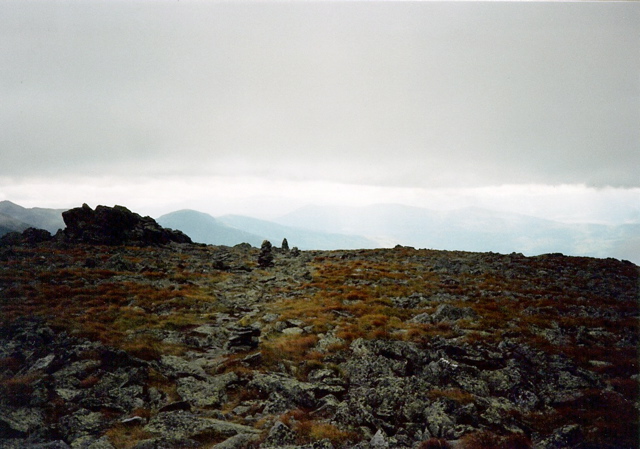 Cairns mark the Trail