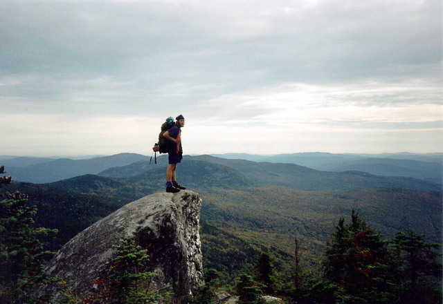 Pieps atop Mahoosic Arm