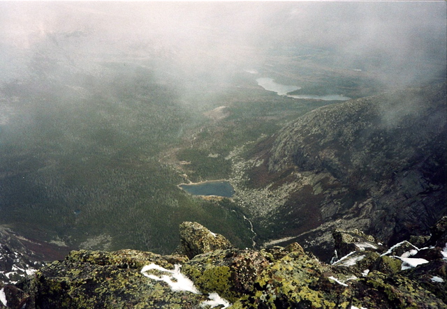 Chimney Pond from Katahdin