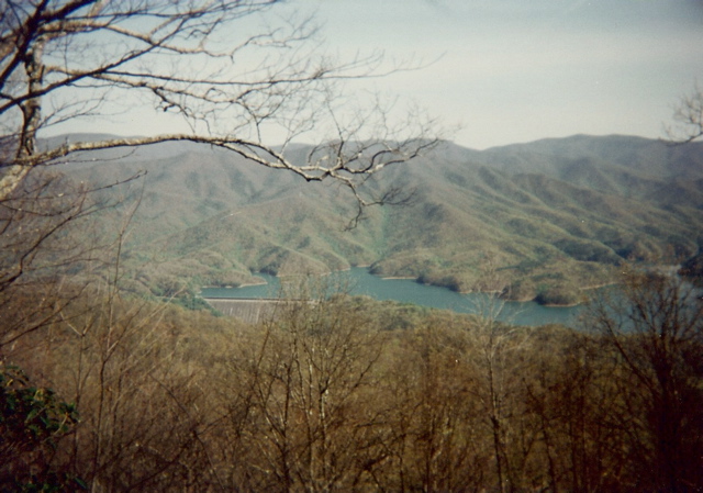 Fontana Dam from Walker Gap