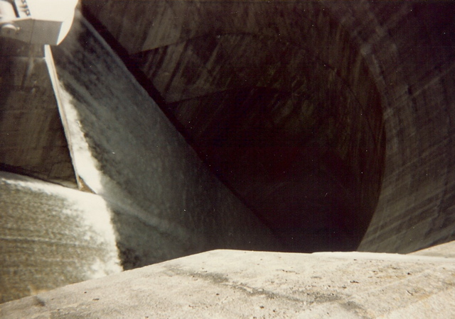 Fontana Dam spillway