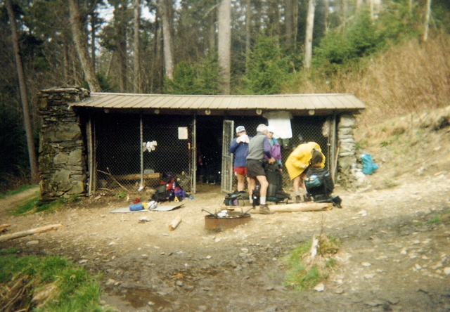 Tricorner Knob Shelter, April 26